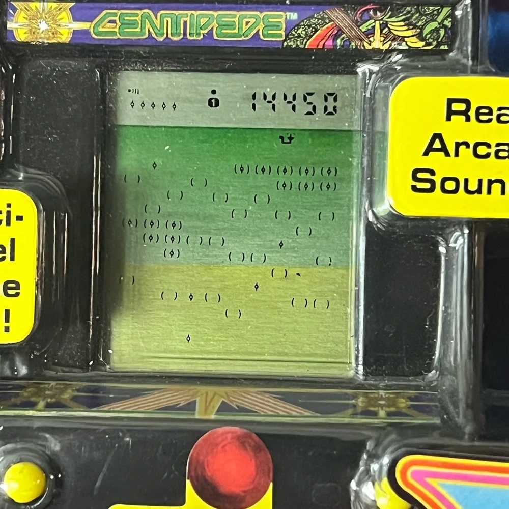 CENTIPEDE ATARI MGA HANDHELD LCD MINI CABINET GAME 2005 NEW RARE SEALED ORIGINAL